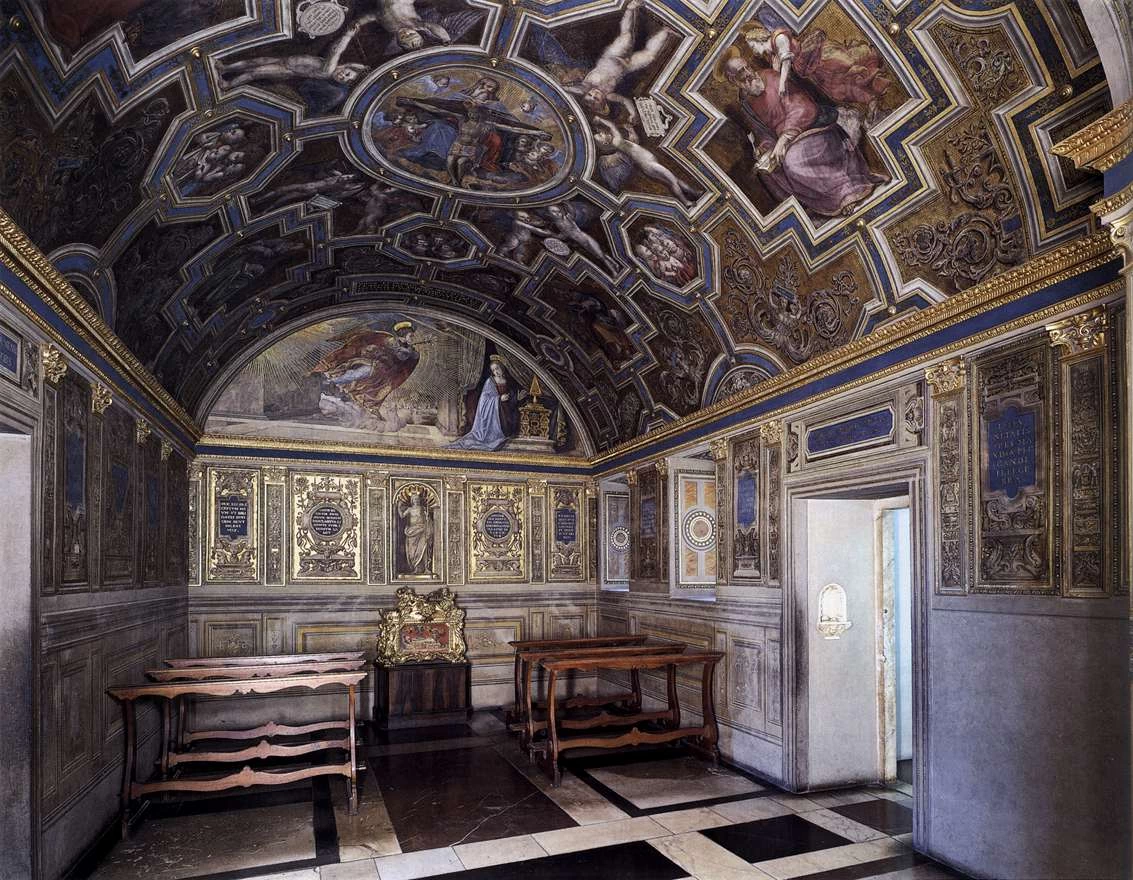 Cappella dei priori, affreschi di Ridolfo del Ghirlandaio